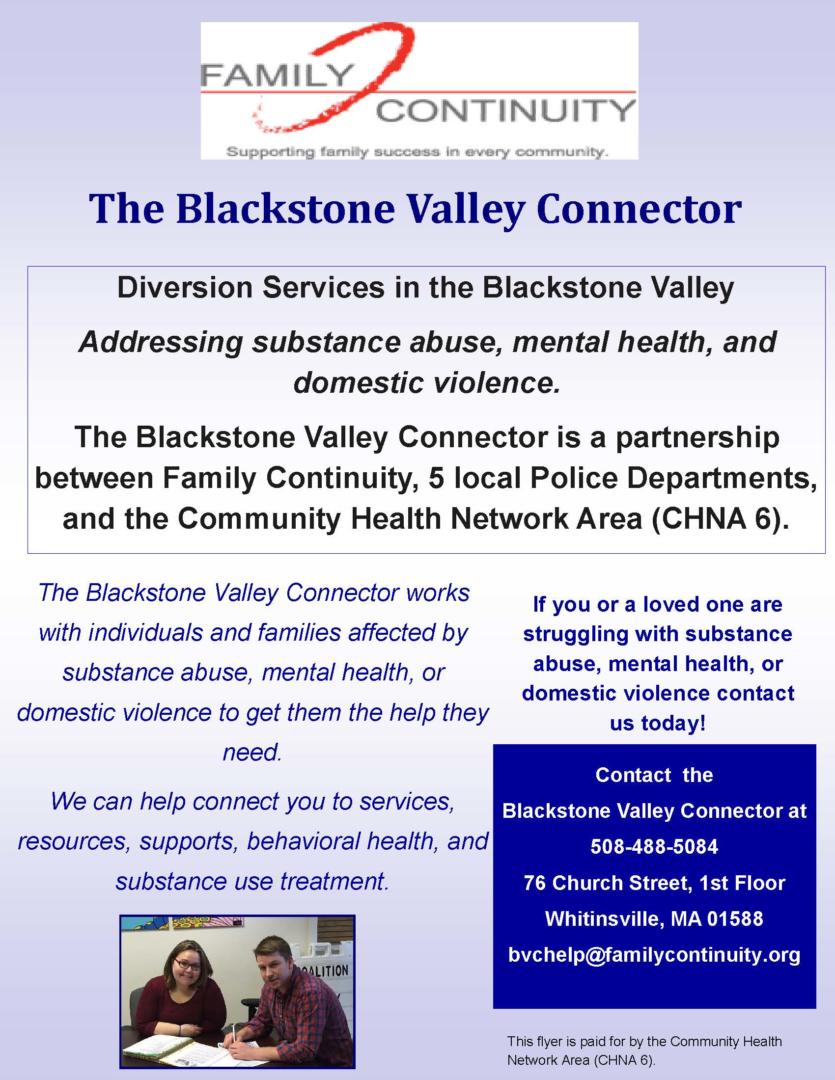 Blackstone Valley Connector flyer