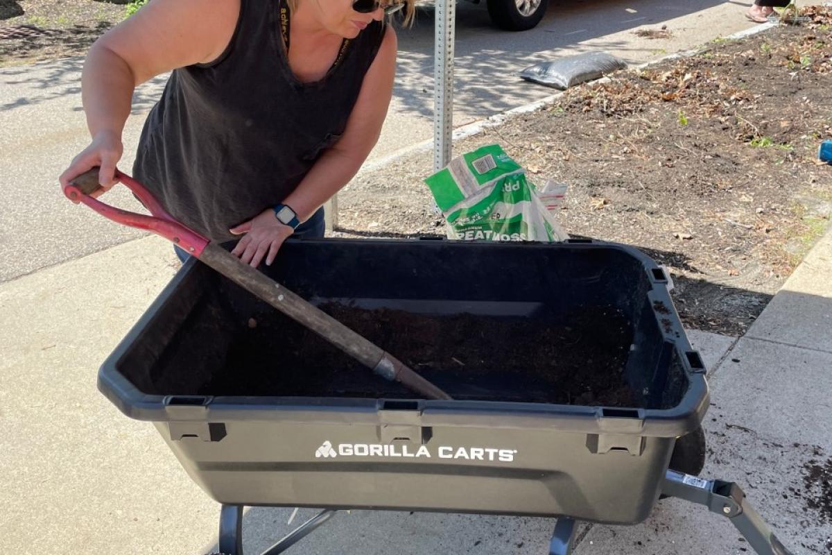 First day of Blackstone Millville Garden Club - May 17-2022