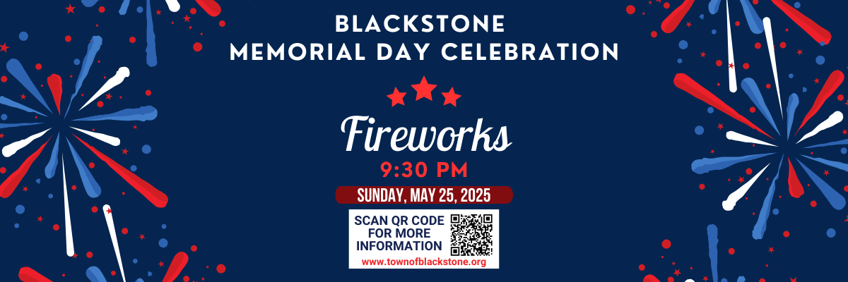 2025 Memorial Day Fireworks Banner